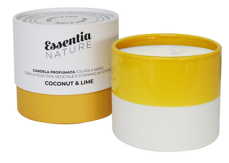 Świeca zapachowa Coconut & Lime Essentia Nature 285 g