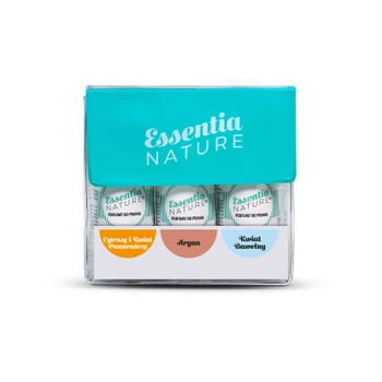 Zestaw perfum do prania o zapachu Cytrusy i Kwiat Pomarańczy, Argan,  Kwiat Bawełny, 3 x 50 ml